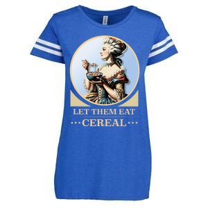 Let Them Eat Cereal Dinner Outrage Funny Income Inequality Enza Ladies Jersey Football T-Shirt