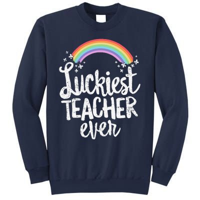 Luckiest Teacher Ever St Patricks Day School Gift Sweatshirt