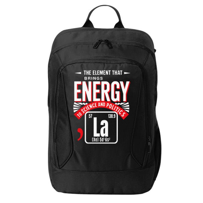 La The Elet That Brings Energy Kamala Harris Science City Backpack