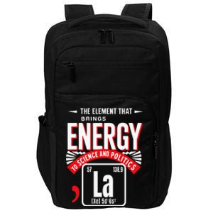 La The Elet That Brings Energy Kamala Harris Science Impact Tech Backpack