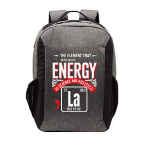 La The Elet That Brings Energy Kamala Harris Science Vector Backpack