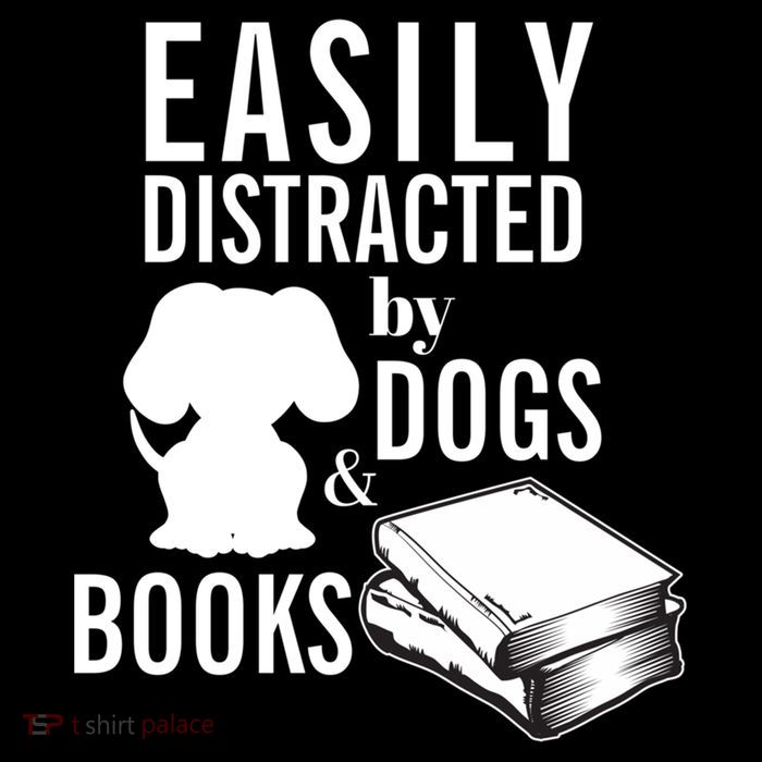 Library Themed Easily Distracted By Books And Dogs Gift Sustainable Bucket Hat