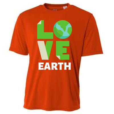 Love The Earth Awareness Save Our Planet Environt Gift Cooling Performance Crew T-Shirt