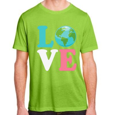 Love The Earth Women Orns Earth Day Adult ChromaSoft Performance T-Shirt