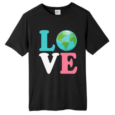 Love The Earth Women Orns Earth Day Tall Fusion ChromaSoft Performance T-Shirt