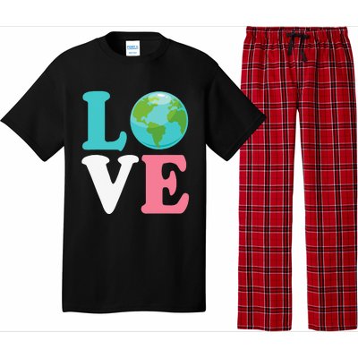 Love The Earth Women Orns Earth Day Pajama Set