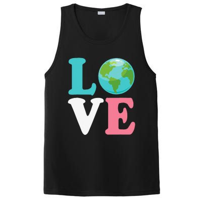 Love The Earth Women Orns Earth Day PosiCharge Competitor Tank