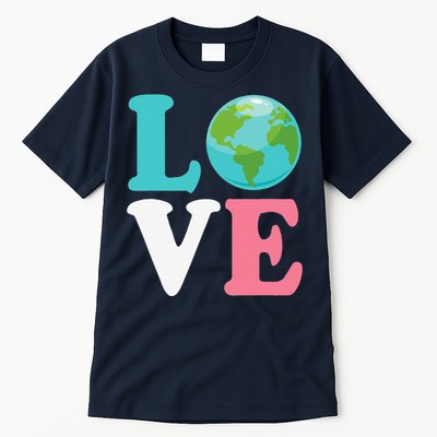 Love The Earth Women Orns Earth Day Tall T-Shirt