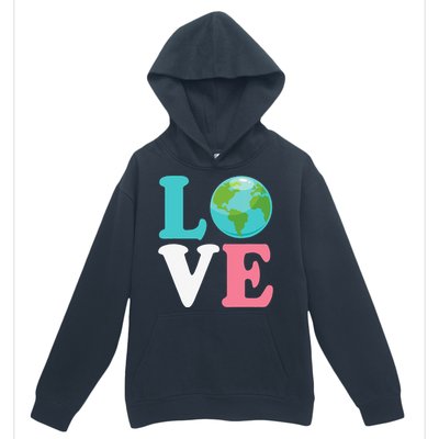 Love The Earth Women Orns Earth Day Urban Pullover Hoodie