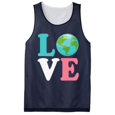 Love The Earth Women Orns Earth Day Mesh Reversible Basketball Jersey Tank