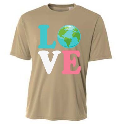 Love The Earth Women Orns Earth Day Cooling Performance Crew T-Shirt