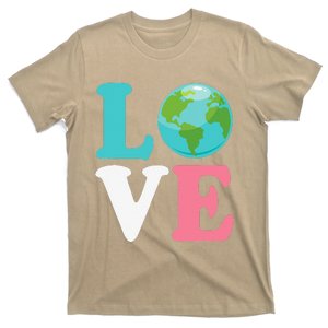 Love The Earth Women Orns Earth Day T-Shirt