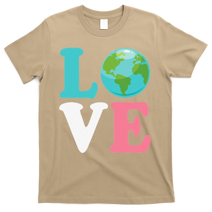 Love The Earth Women Orns Earth Day T-Shirt