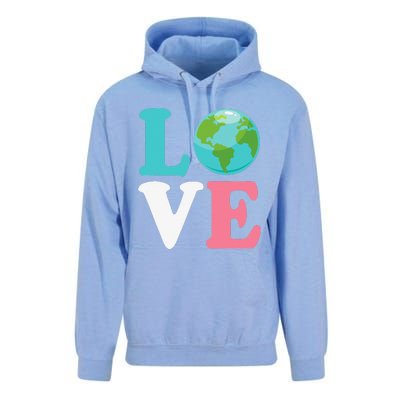 Love The Earth Women Orns Earth Day Unisex Surf Hoodie