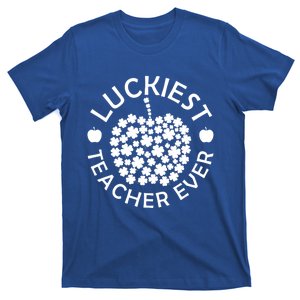 Luckiest Teacher Ever St Patricks Day Gift School Gift T-Shirt