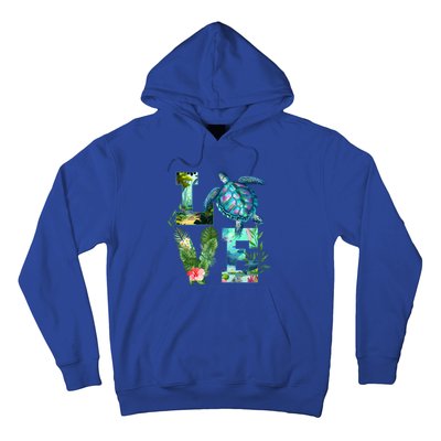 Love Turtle Earth Day Save Planet Environtal Sea Animals Gift Hoodie