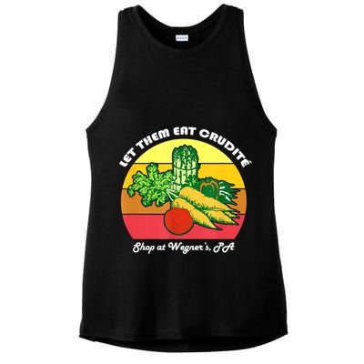 Let Them Eat Crudite Wegner's Meme Ladies PosiCharge Tri-Blend Wicking Tank
