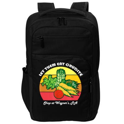 Let Them Eat Crudite Wegner's Meme Impact Tech Backpack