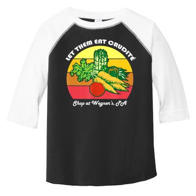 Let Them Eat Crudite Wegner's Meme Toddler Fine Jersey T-Shirt