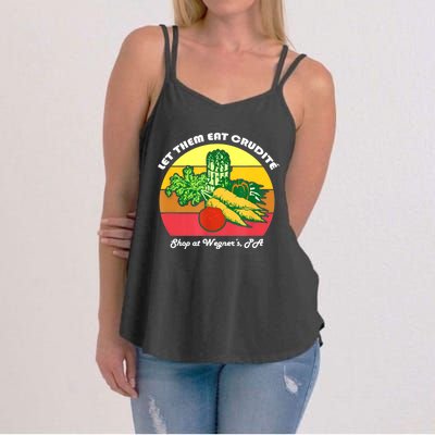 Let Them Eat Crudite Wegner's Meme Women's Strappy Tank