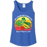 Let Them Eat Crudite Wegner's Meme Ladies Essential Tank