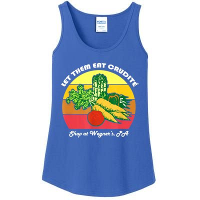 Let Them Eat Crudite Wegner's Meme Ladies Essential Tank