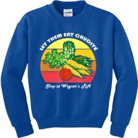 Let Them Eat Crudite Wegner's Meme Kids Sweatshirt