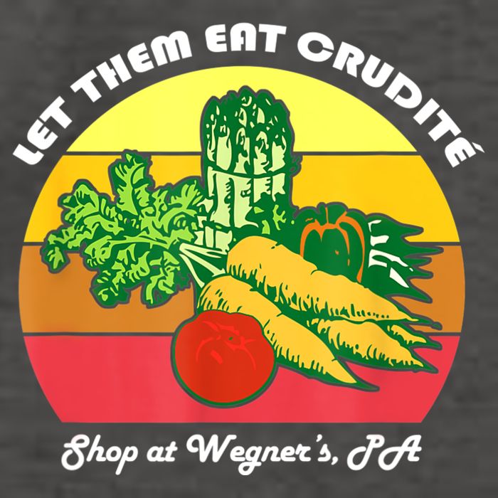 Let Them Eat Crudite Wegner's Meme Vector Backpack