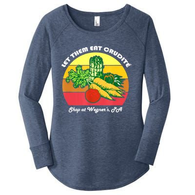 Let Them Eat Crudite Wegner's Meme Women's Perfect Tri Tunic Long Sleeve Shirt