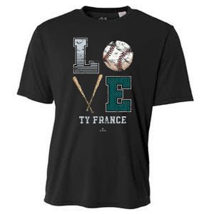 Love Ty France Ty France Seattle Cooling Performance Crew T-Shirt