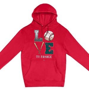 Love Ty France Ty France Seattle Premium Pullover Hoodie