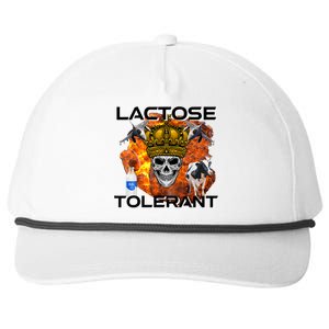 Lactose Tolerant Funny Trendy Design Meme Snapback Five-Panel Rope Hat