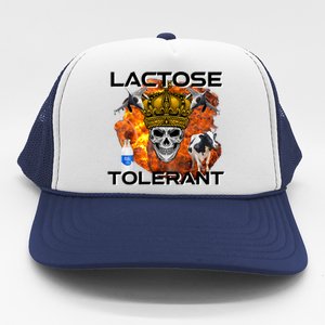 Lactose Tolerant Funny Trendy Design Meme Trucker Hat