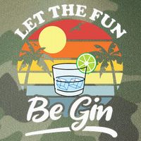 Let The Fun Be Gin Funny Drinking Alcohol Lover Pun Legacy Tie Dye Trucker Hat