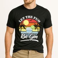 Let The Fun Be Gin Funny Drinking Alcohol Lover Pun Performance Shirt