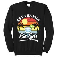 Let The Fun Be Gin Funny Drinking Alcohol Lover Pun Sweatshirt