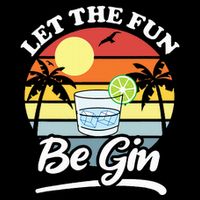 Let The Fun Be Gin Funny Drinking Alcohol Lover Pun Impact Tech Backpack