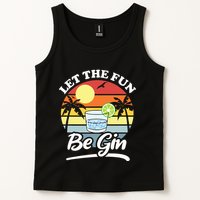 Let The Fun Be Gin Funny Drinking Alcohol Lover Pun Tank Top