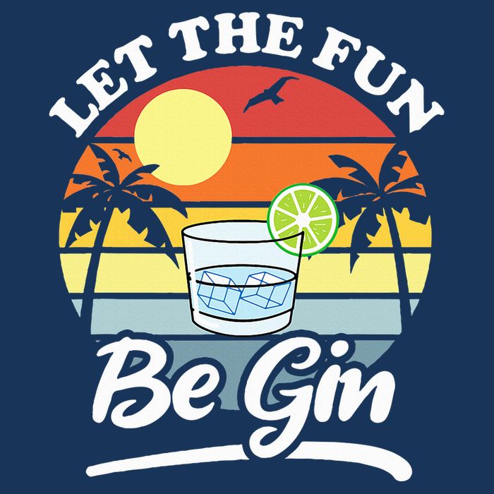 Let The Fun Be Gin Funny Drinking Alcohol Lover Pun Infant Baby Jersey Bodysuit