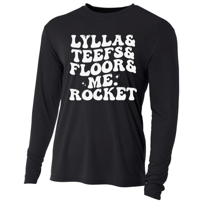 Lylla Teefs Floor and Me. Rocket Cooling Performance Long Sleeve Crew