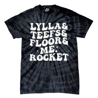 Lylla Teefs Floor and Me. Rocket Tie-Dye T-Shirt