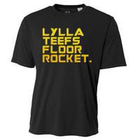 Lylla Teefs Floor & Rocket. Vol 3 Retro Galaxy Style Cooling Performance Crew T-Shirt