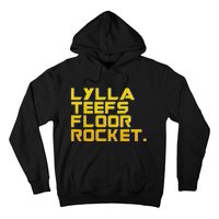 Lylla Teefs Floor & Rocket. Vol 3 Retro Galaxy Style Hoodie