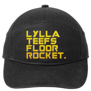 Lylla Teefs Floor & Rocket. Vol 3 Retro Galaxy Style 7-Panel Snapback Hat