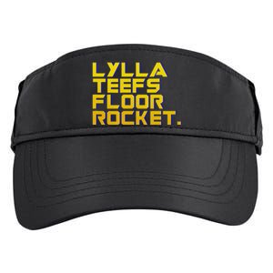 Lylla Teefs Floor & Rocket. Vol 3 Retro Galaxy Style Adult Drive Performance Visor