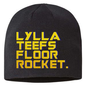 Lylla Teefs Floor & Rocket. Vol 3 Retro Galaxy Style Sustainable Beanie