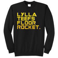 Lylla Teefs Floor & Rocket. Vol 3 Retro Galaxy Style Tall Sweatshirt