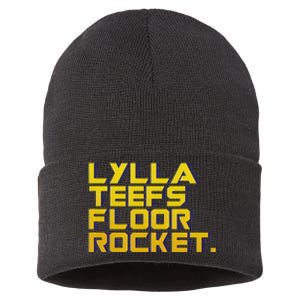 Lylla Teefs Floor & Rocket. Vol 3 Retro Galaxy Style Sustainable Knit Beanie