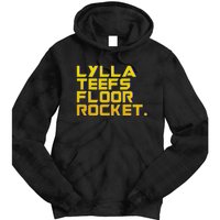 Lylla Teefs Floor & Rocket. Vol 3 Retro Galaxy Style Tie Dye Hoodie