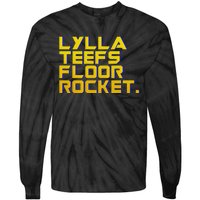 Lylla Teefs Floor & Rocket. Vol 3 Retro Galaxy Style Tie-Dye Long Sleeve Shirt